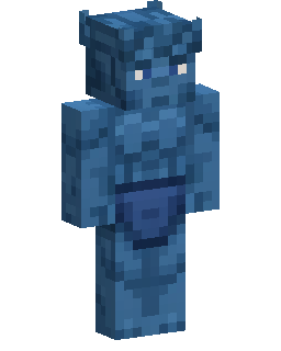 Blue Armored Warrior Minecraft skin