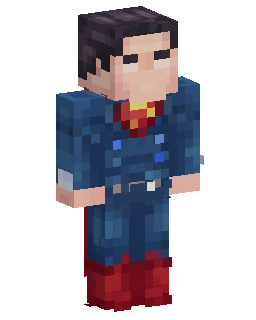 Superman skin de Minecraft