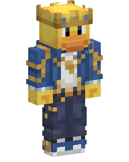 Blue And Gold King Minecraft skini