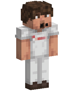 Skin Minecraft White Uniform Boy