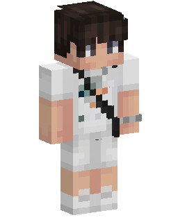 Skin Minecraft Brown-Haired White Outfit Boy