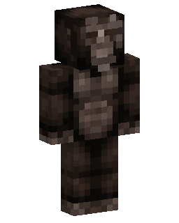 Dark Brown Gorilla skin de Minecraft