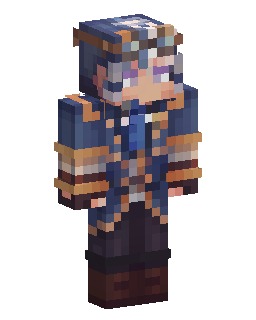 Skin Minecraft Blue Armored Knight