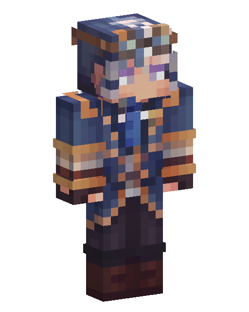 Blue Armored Knight Minecraft skin