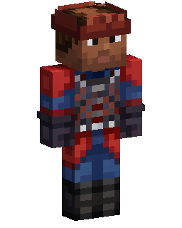 Red Blue Superhero Minecraft 스킨