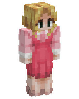 Pink Dress Variant Minecraft-Skin