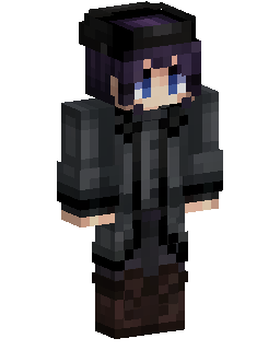 Purple Haired Streetwear Boy skin de Minecraft