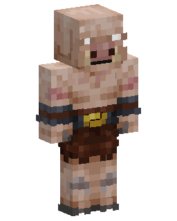 Piglin Fighter Variant Minecraft-Skin