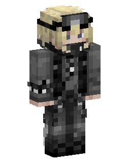 Skin do Minecraft Blonde Hair Dark Hoodie