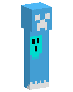 blue creeper Minecraft skin