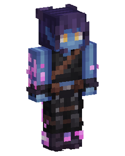 Скин Minecraft Hooded Purple Ninja Rogue