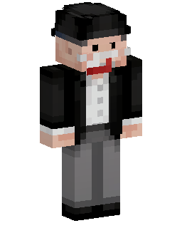 Skin do Minecraft Black Suit Man