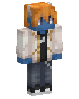 Orange Haired Scientist skin de Minecraft
