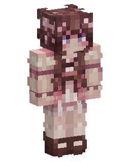 Skin Minecraft Pastel Pink Dress Girl