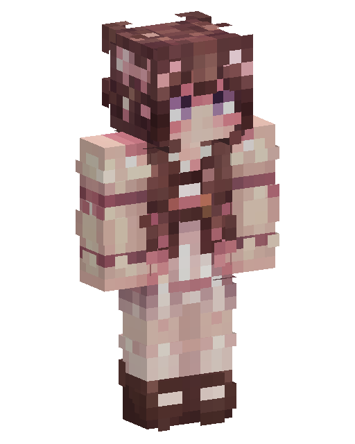 Minecraft-skin Pastel Pink Dress Girl
