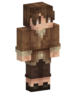 Brown Coat Man Minecraft skin