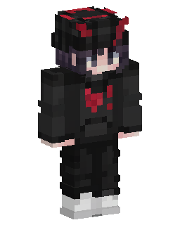 Dark Hoodie Anime Boy 的 Minecraft 皮肤