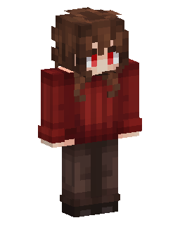 Скін Minecraft Red Sweater Girl