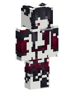 Red Black Anime Boy 的 Minecraft 皮肤