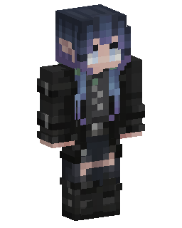 Purple Haired Anime Girl 的 Minecraft 皮肤