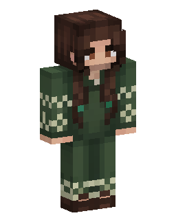 Green Sweater Girl Minecraft skin