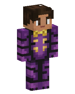 Purple Striped Suit Boy Minecraft skin