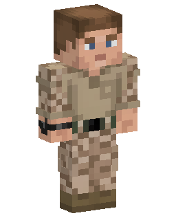 no skin de Minecraft