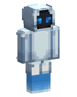 White Robot With Blue Eyes 的 Minecraft 皮肤