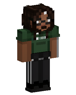Green Sweater Brown Hair Man 的 Minecraft 皮肤