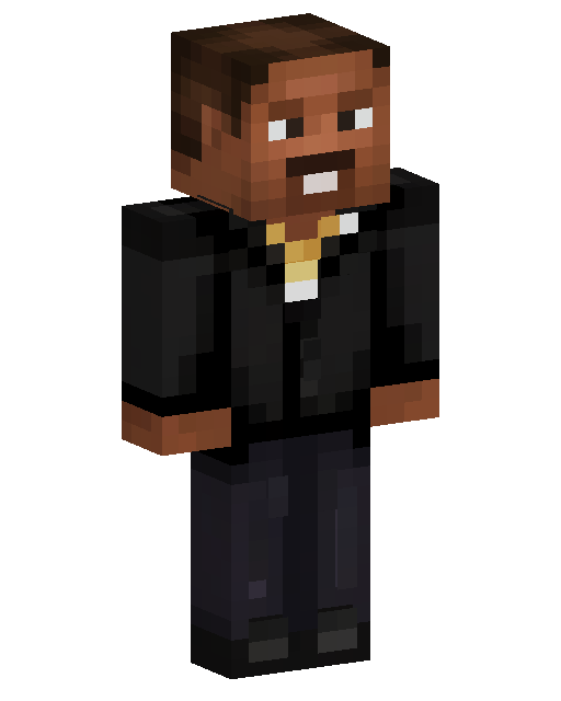 Brown Bear In Suit Minecraft skini