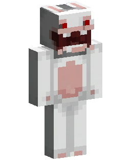 Creepy White Rabbit Minecraft skin
