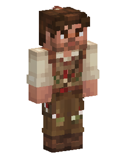 Skin Minecraft Brown Haired Adventurer