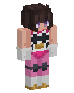 Minecraft-skin Pink Dress Anime Girl