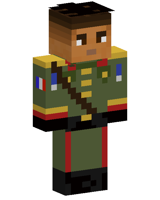 Kyliam Mbappe General Minecraft 皮肤