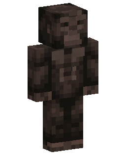 Dark Brown Gorilla skin de Minecraft