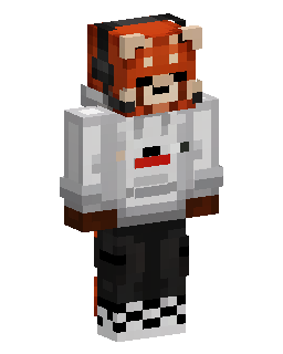 Red Panda Hoodie Kid Minecraft skin