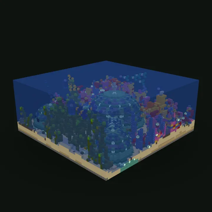 Underwater Dome Base – stavba v Minecraftu