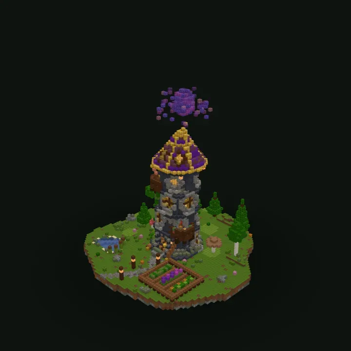 Wizard's Tower – stavba v Minecraftu