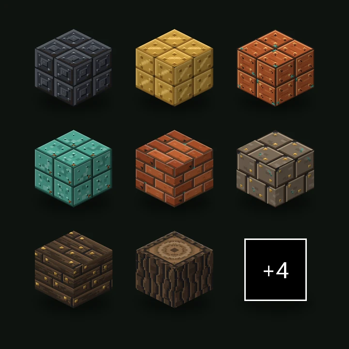 Steampunk Workshop balíček textur pro Minecraft