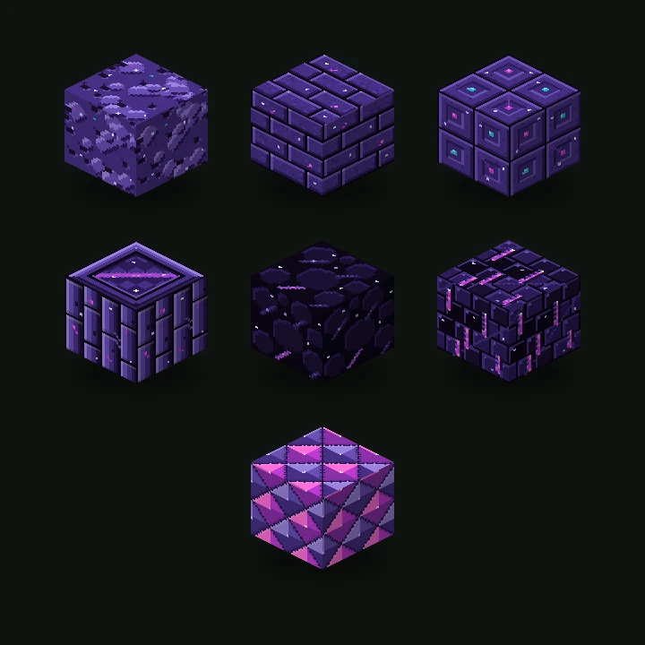 Cosmic Void balíček textur pro Minecraft