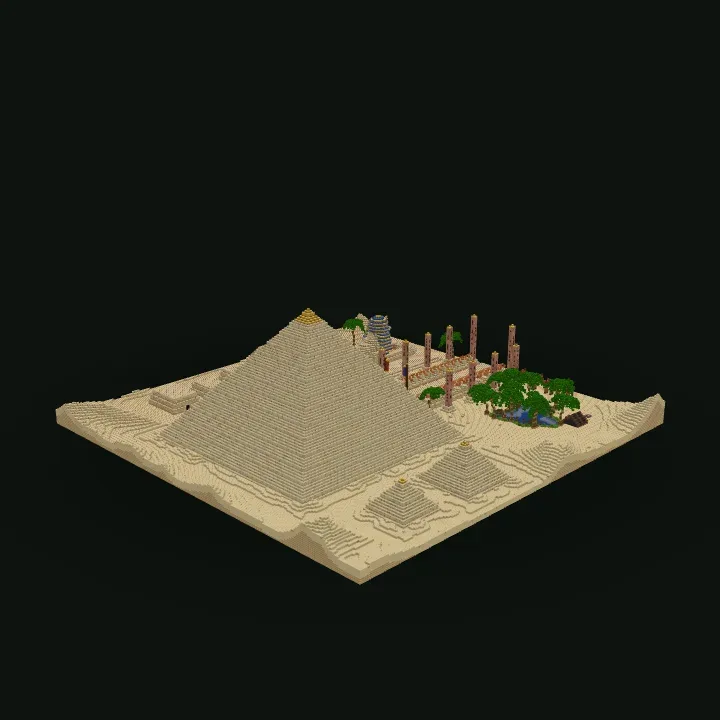 Pyramid and Sphinx