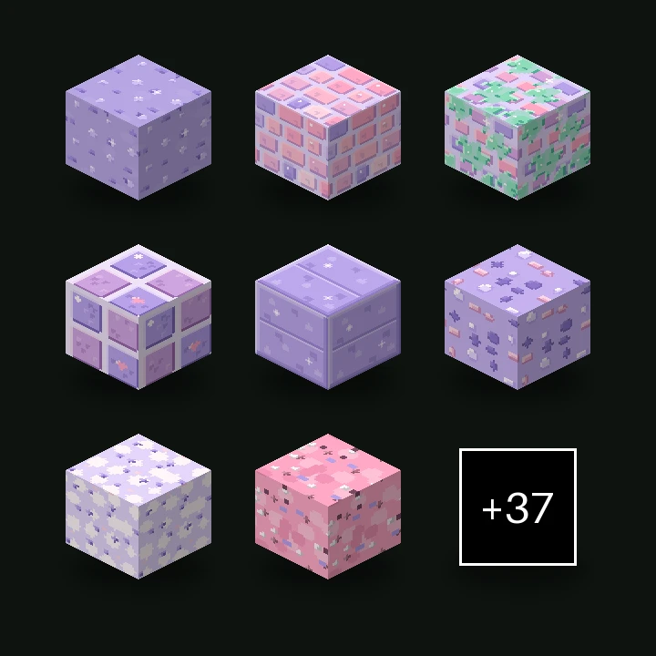 Pastel Kawaii balíček textur pro Minecraft