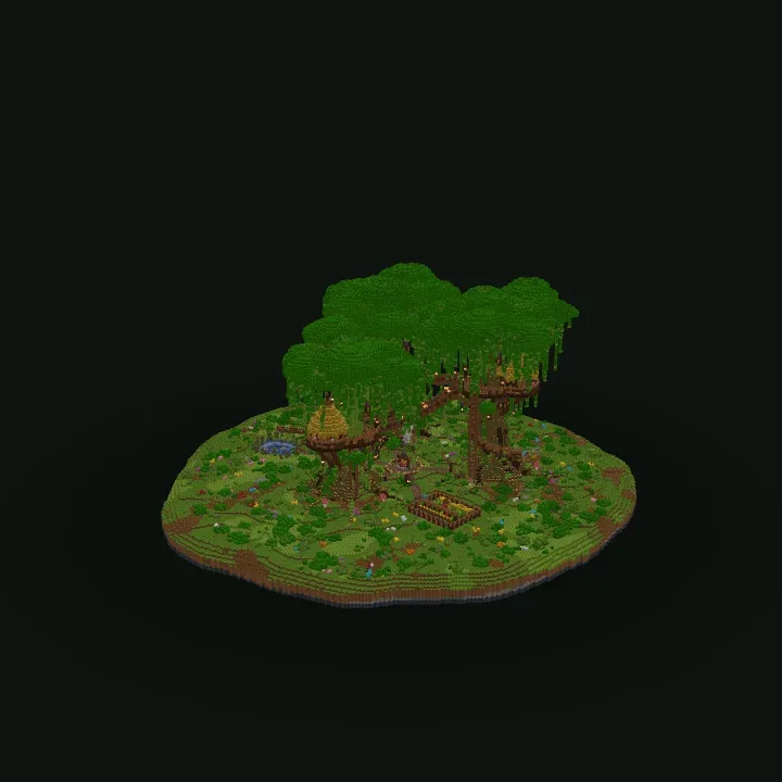 Treehouse Village Minecraft build