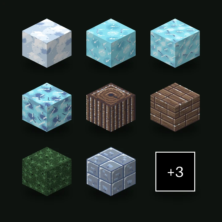 Winter Wonderland balíček textur pro Minecraft