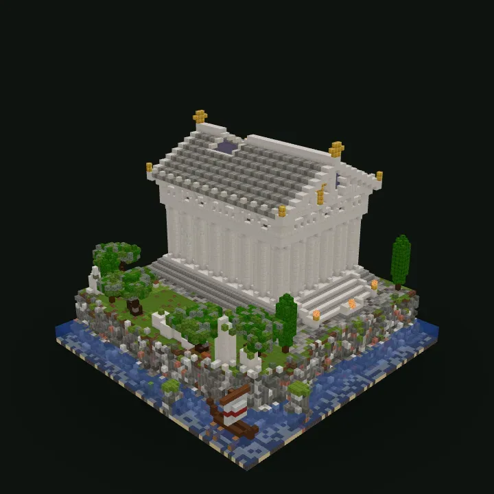 Temple of the Sea – stavba v Minecraftu