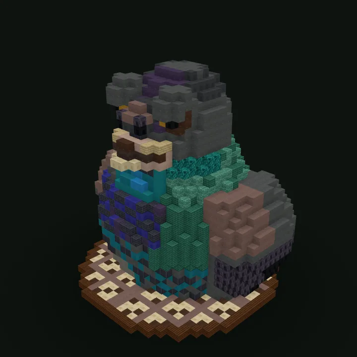 daddy pigeon 1 – stavba v Minecraftu