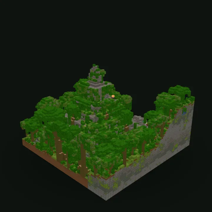 Jungle Temple Pyramid