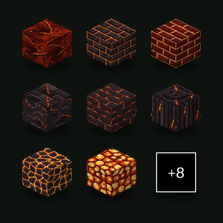 Hellfire Inferno balíček textur pro Minecraft