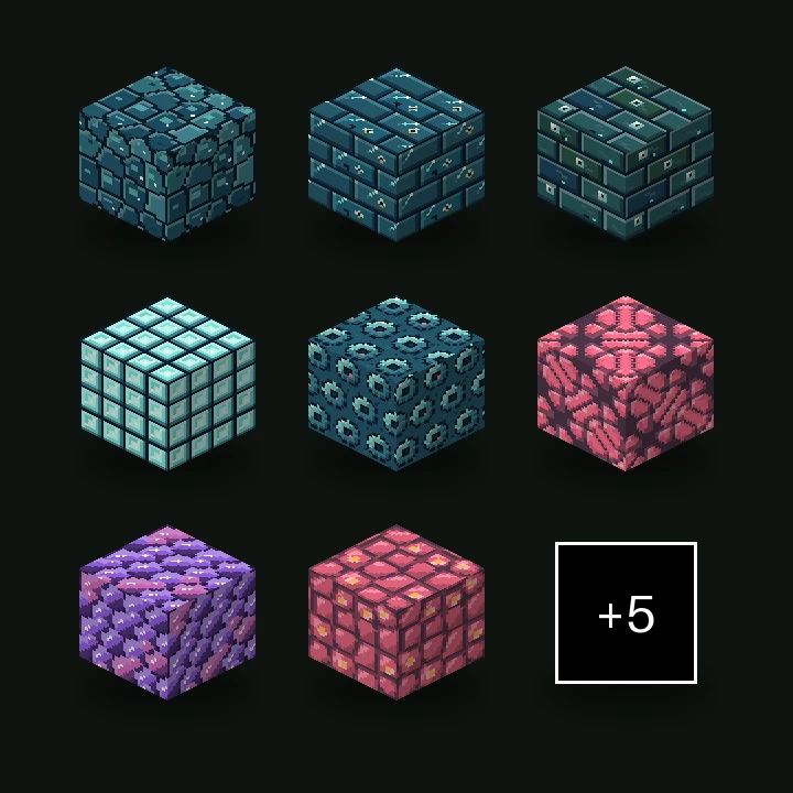 Sunken Atlantis balíček textur pro Minecraft